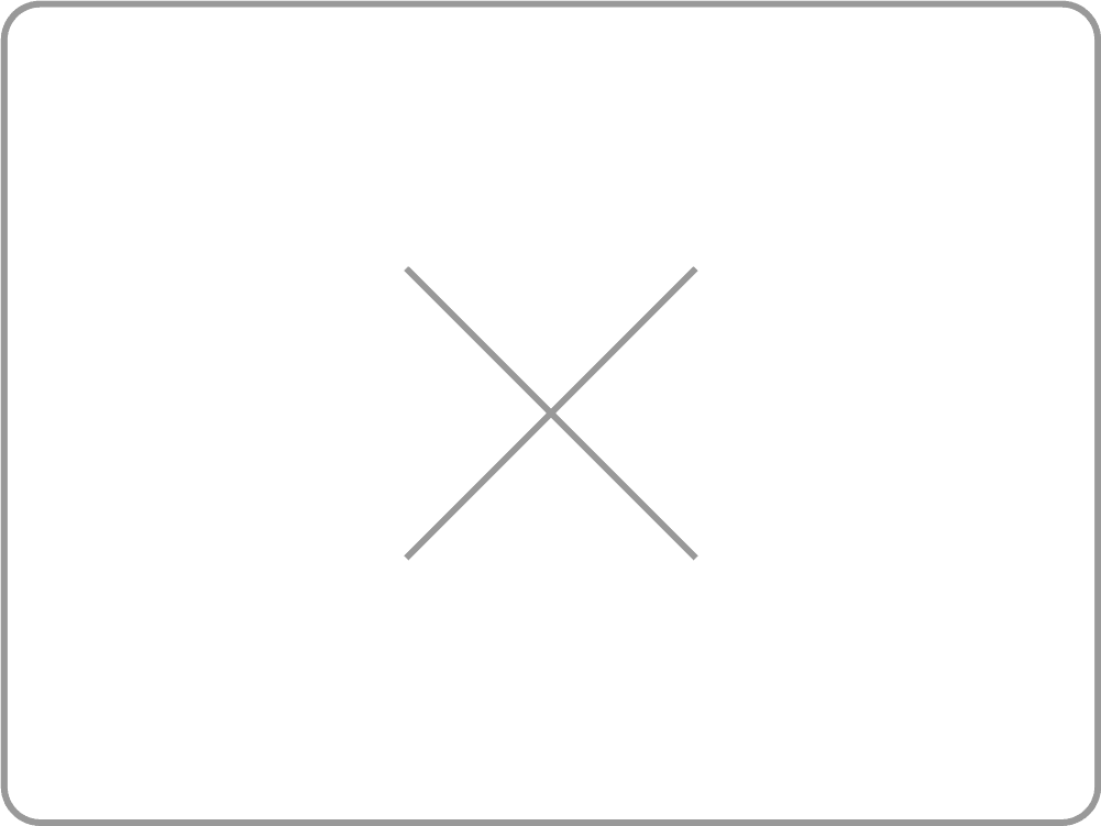 Screen with X sign, meaning that no files for mobile version are required, Amazon will use assets from the desktop version