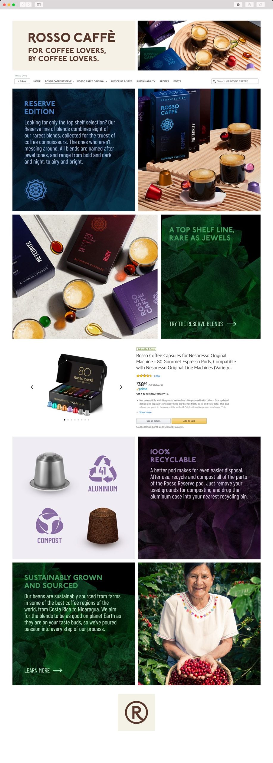 Experience deep saturated colors and textures with the Reserve Edition on Amazon Storefront where luxury meets design