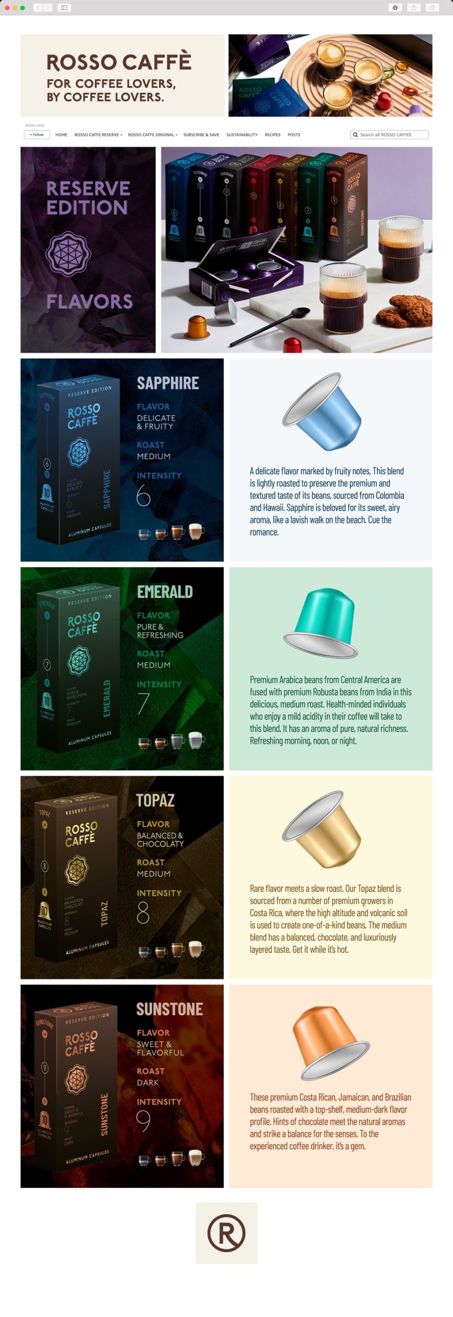Starting your journey through Rosso Caffe Reserve Edition Flavors on Amazon Storefront unveils a world of sophisticated tastes