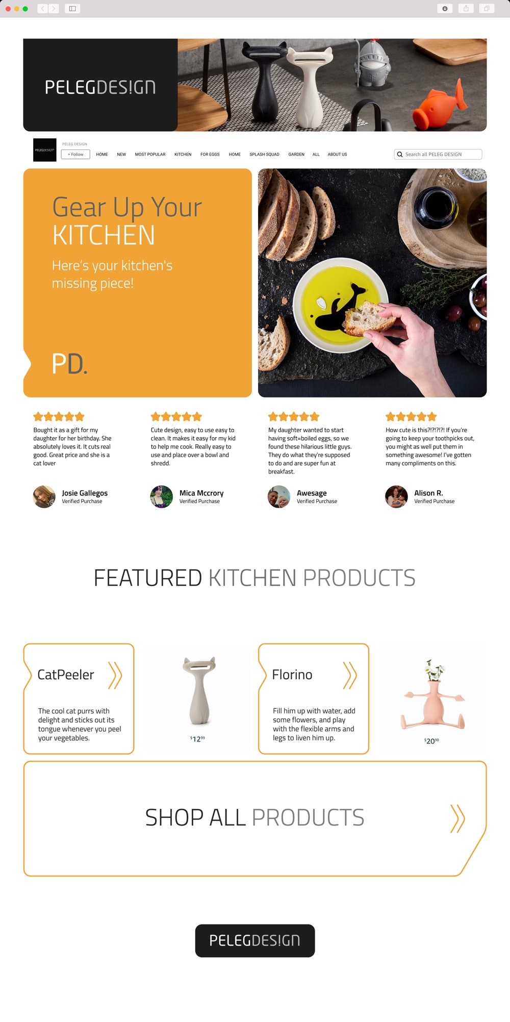 Discover quirky kitchen products by PELEG each with a unique twist on Amazon storefront