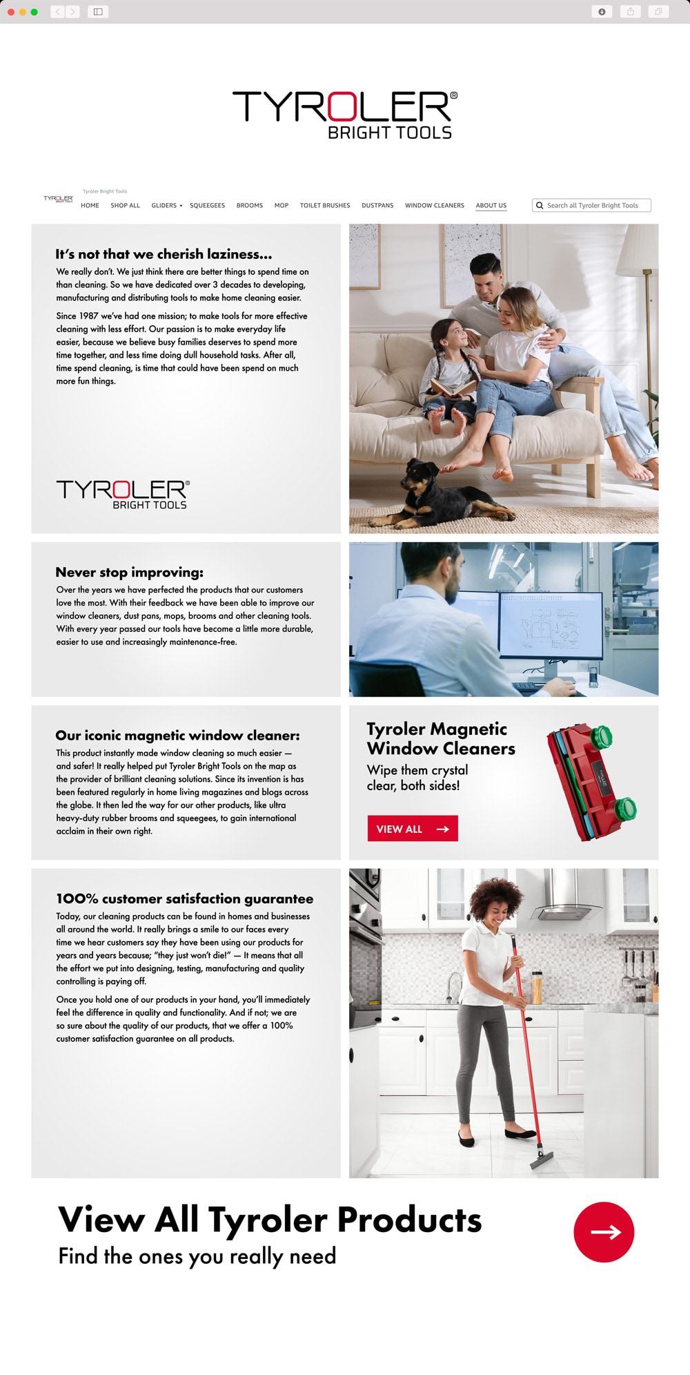 Learn about our brand and the commitment to quality cleaning solutions as you start navigating through an Amazon Storefront