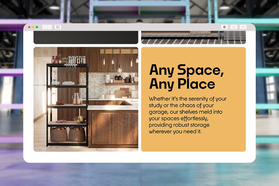 Explore how Metalkass metal storage shelves featured in vibrant orange design can organize and transform your space on Amazon storefront