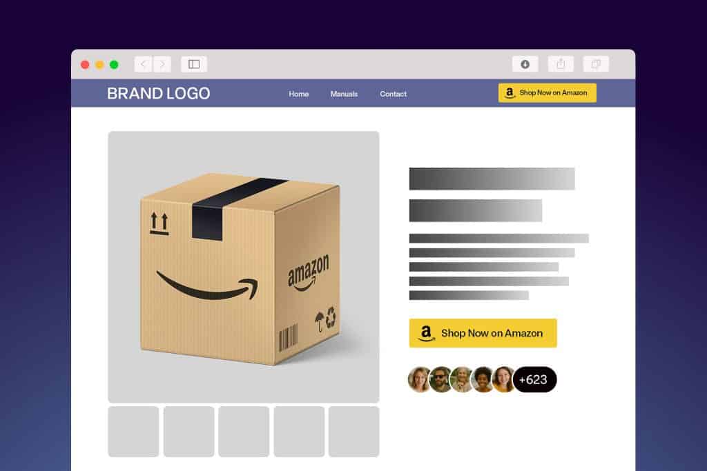 Landing pages for Amazon products