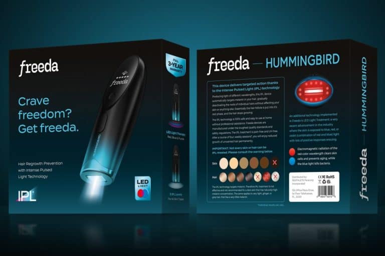 Design of packaging for laser hair removal device in copywriting for business