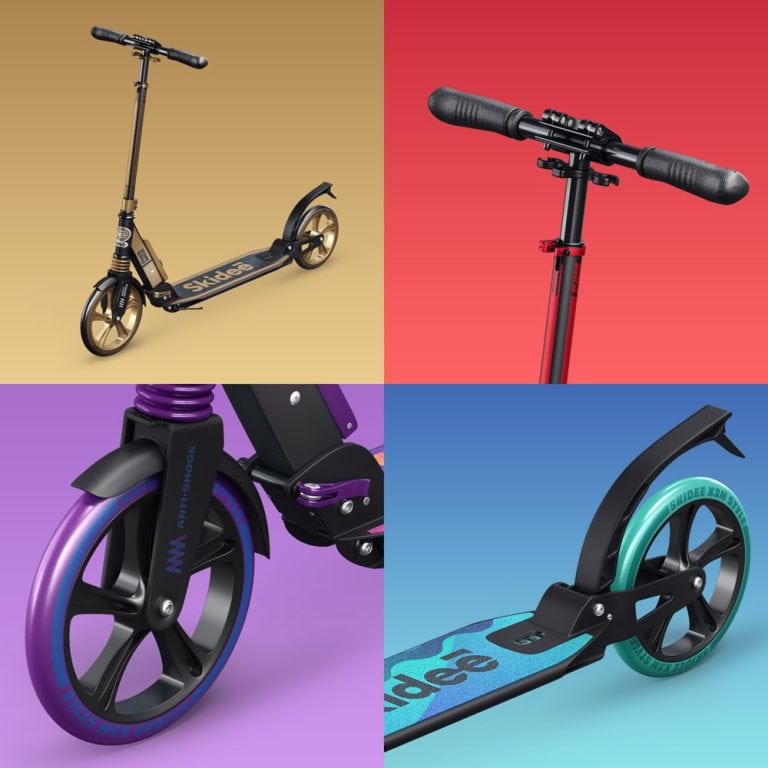 Detailed scooter parts in 3D graphics in 3d visualization service