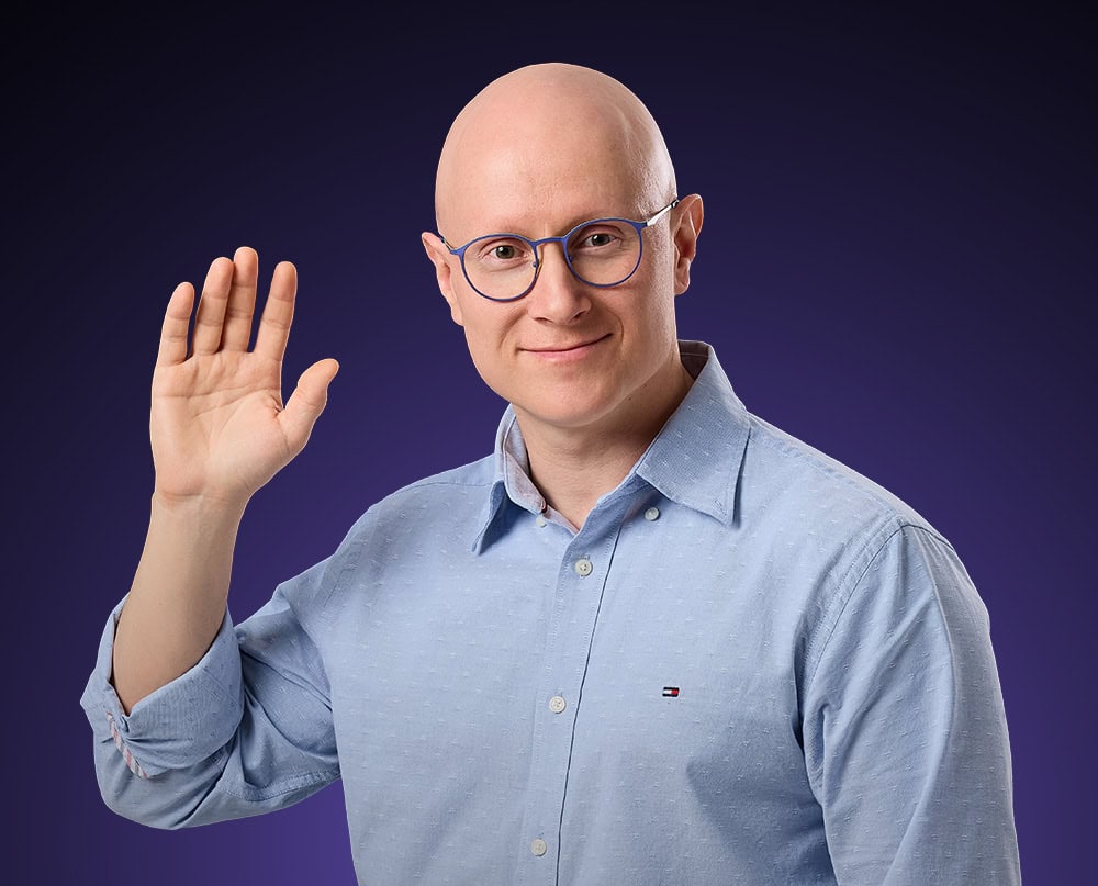 Eli Gitelman Other Planet Studio CEO saying hello