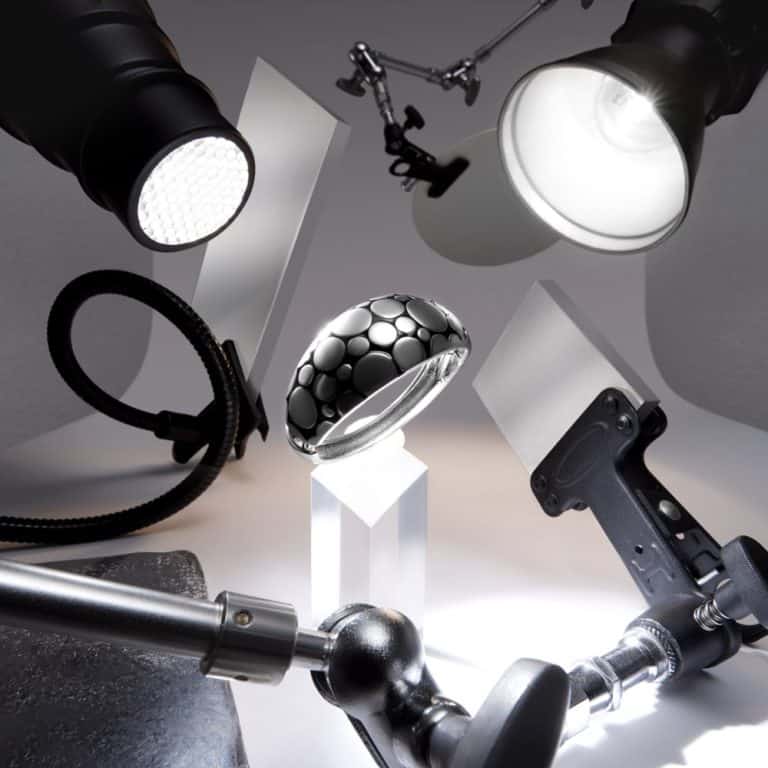 Jewelry photography studio equipped for exquisite shoots in professional jewelry photography