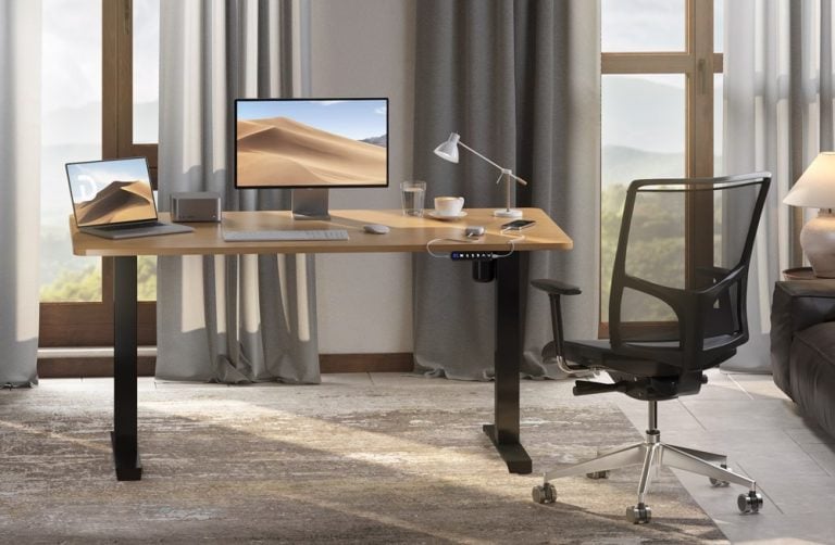 Step5 Environment detailing in 3D scene with table in cozy office in 3d visualization service